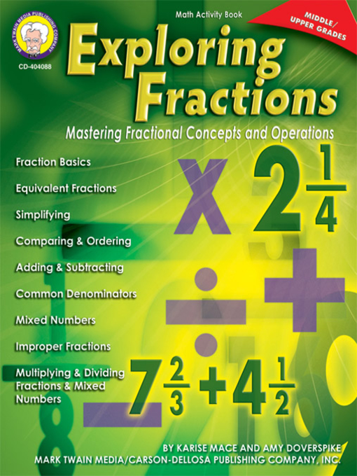 Title details for Exploring Fractions by Mace - Available